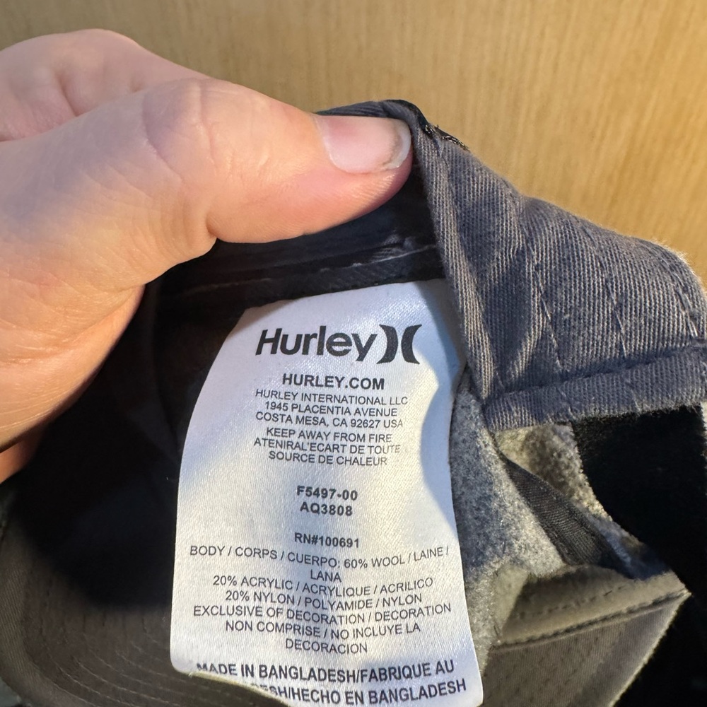 Hurley X The Classica Gray Wool Blend Burt and Ernie Cap - Picture 5 of 5